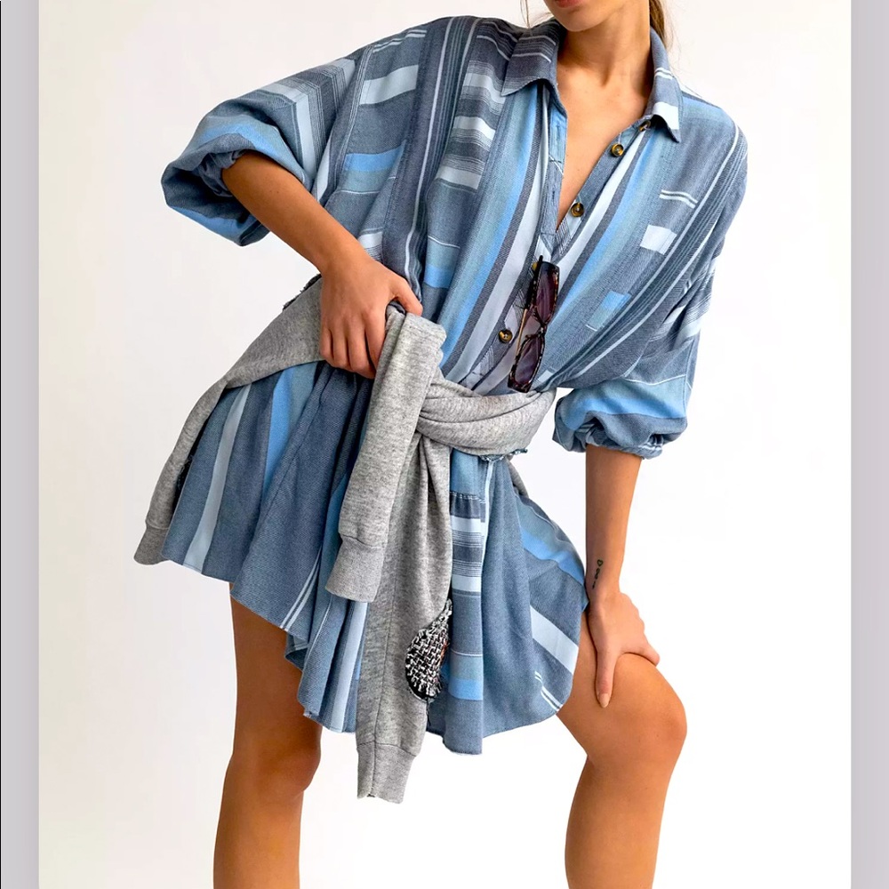 NWT Free People Shirtdress
